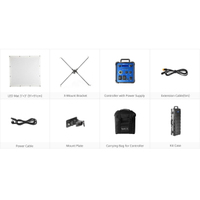 Fomex RollLite RL33 Faltbares LED Licht mit 300W Kit