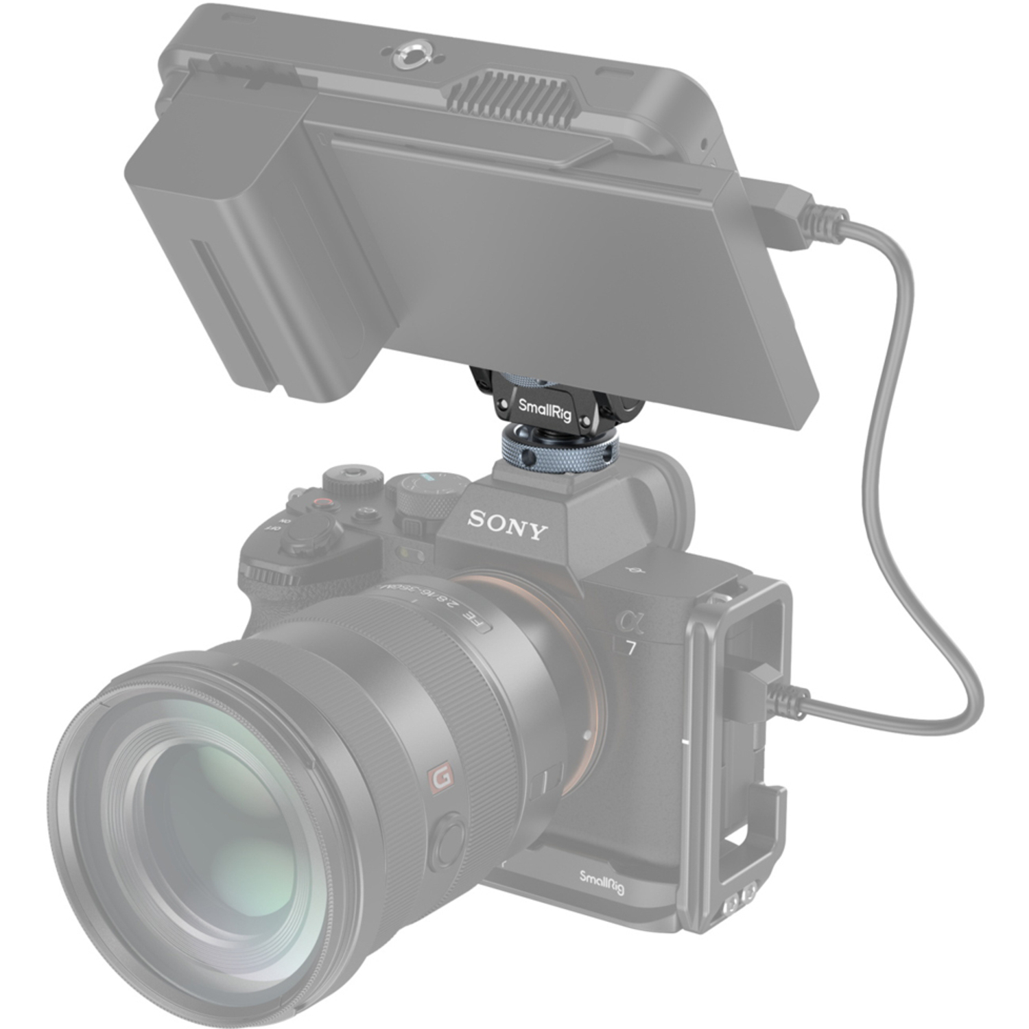 SmallRig Monitorhalterung mit Cold Shoe Mount 3809B