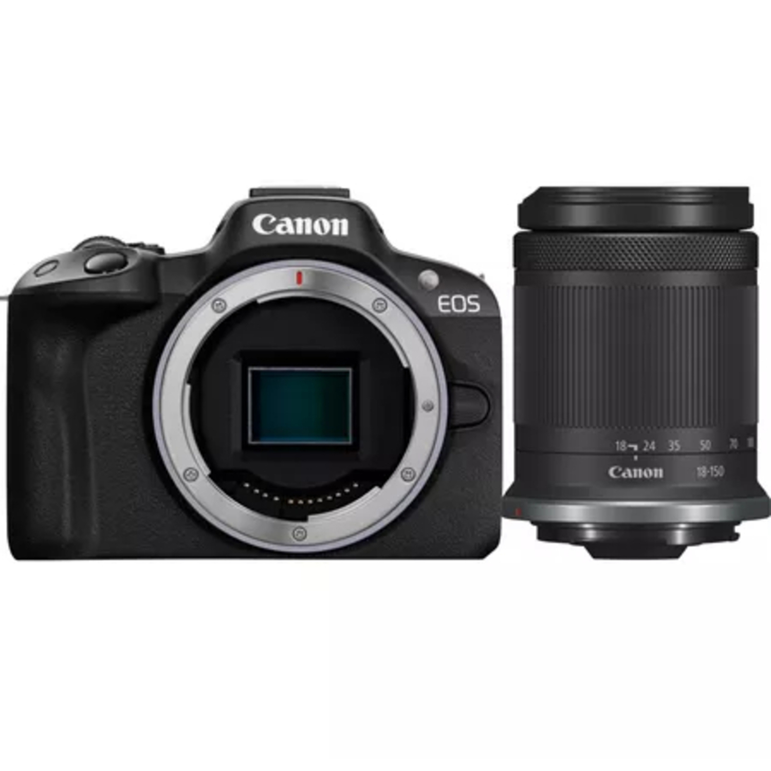 Canon EOS R50 schwarz mit RF-S 18-150mm F3.5-6.3 IS STM
