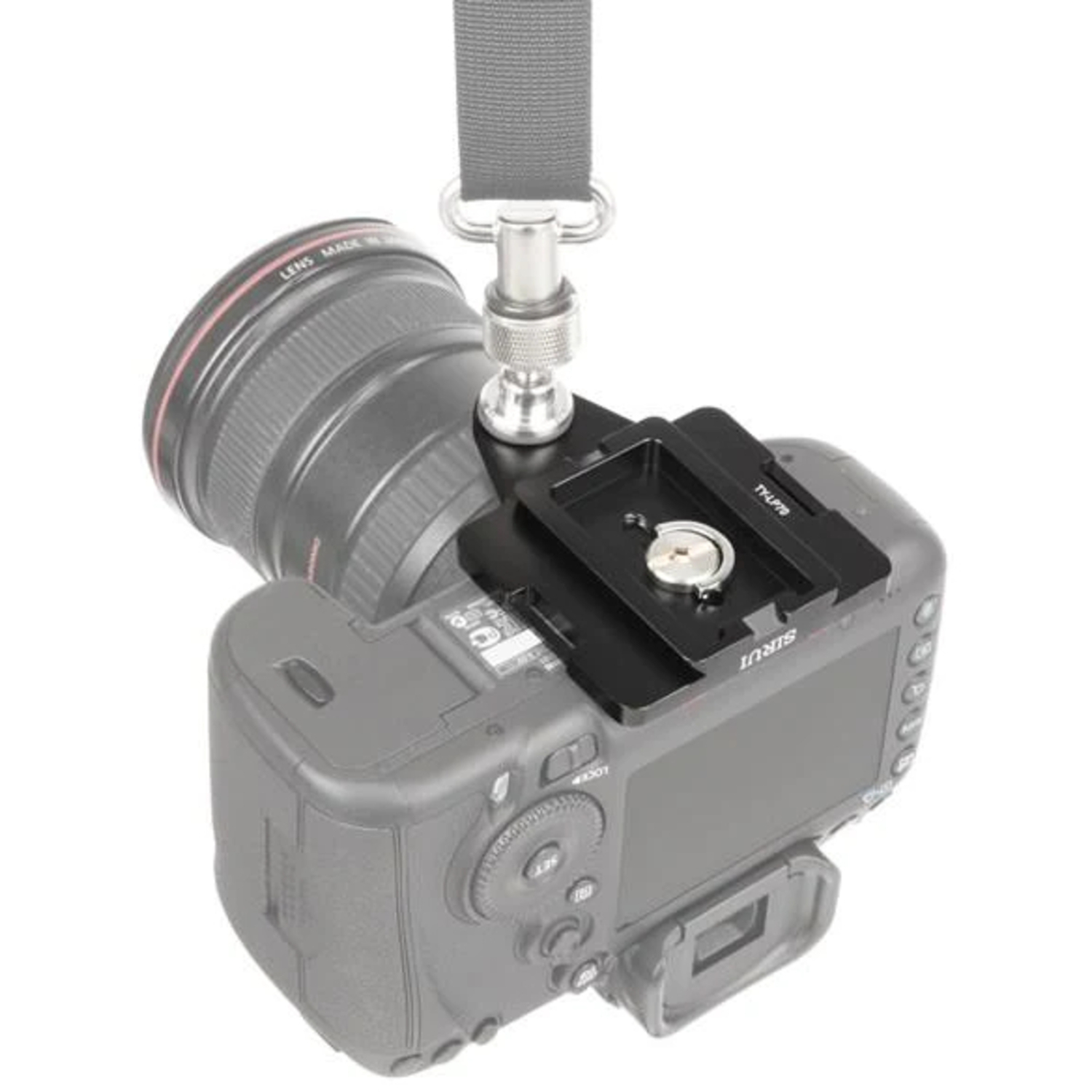 Sirui TY-LP70 Wechselplatte für Gurtsysteme Arca Swiss, schwarz