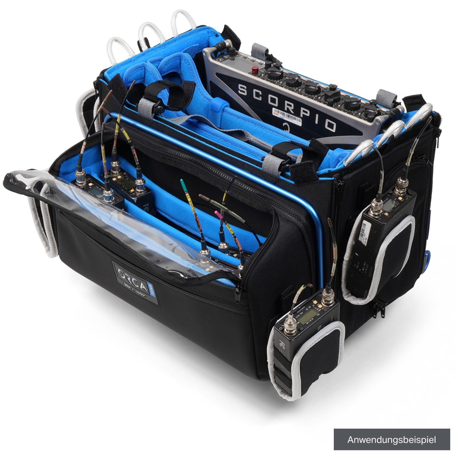 Orca OR-334 Premium Audiomischertasche für SOUND DEVICES SCORPIO und ZAXCOM DEVA 24 