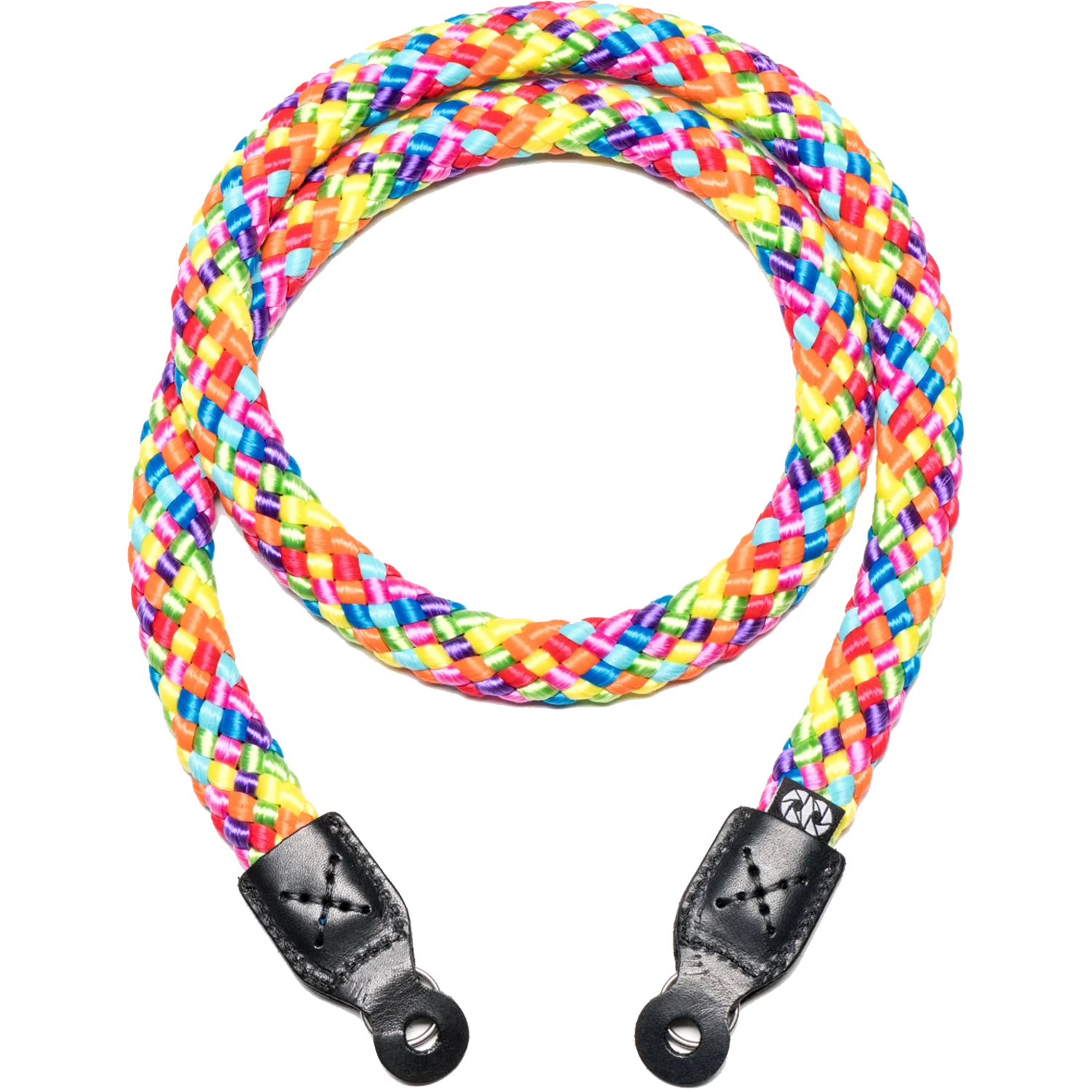 COOPH Kameragurt Braid 125cm rainbow