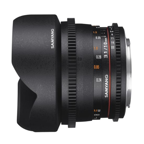 Samyang 10mm T3.1 VDSLR II für Canon EF-Mount neuwertiger Rückläufer