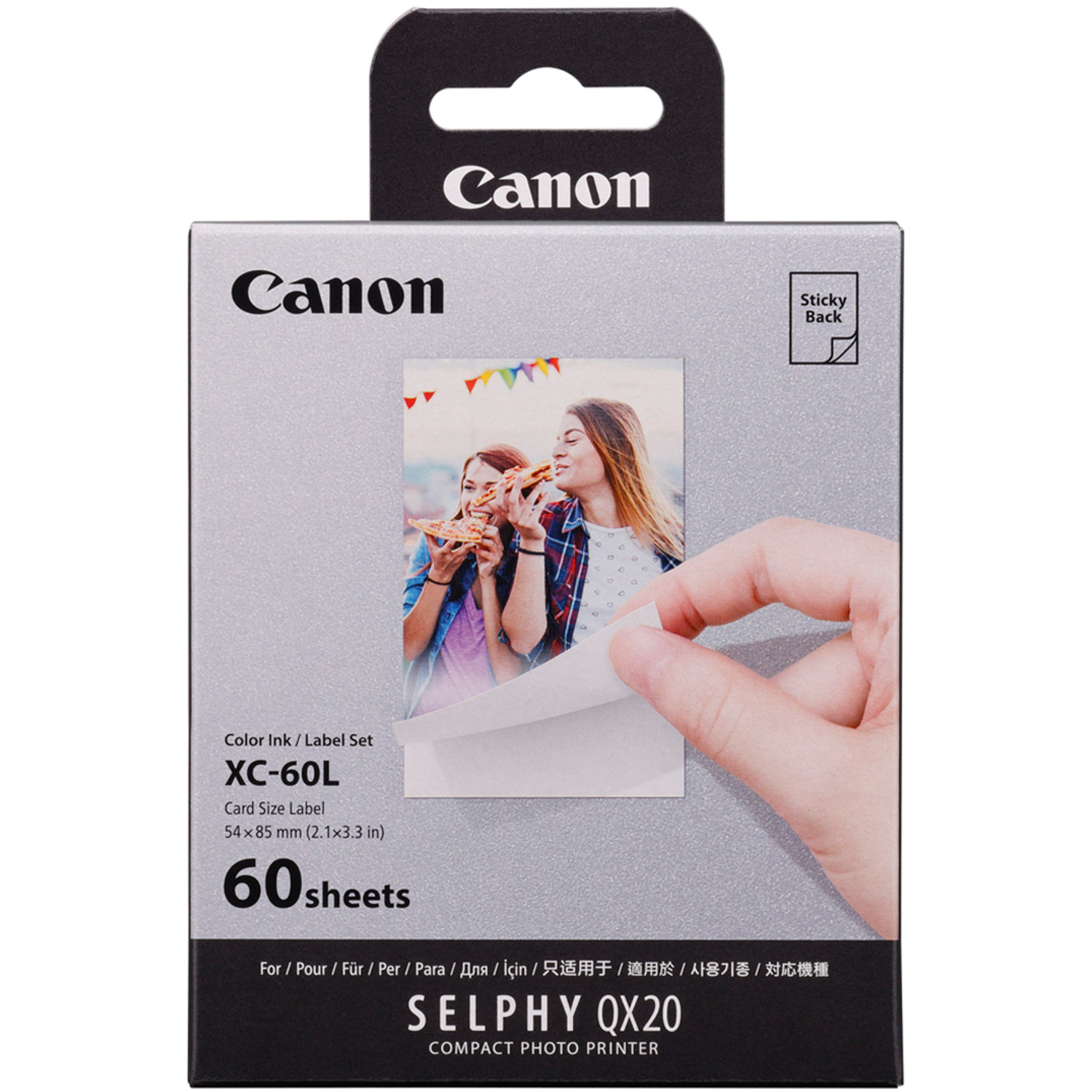 Canon XC-60L Sticker/Ink Set 60 Blatt im Kreditkartenformat 54 x 85mm