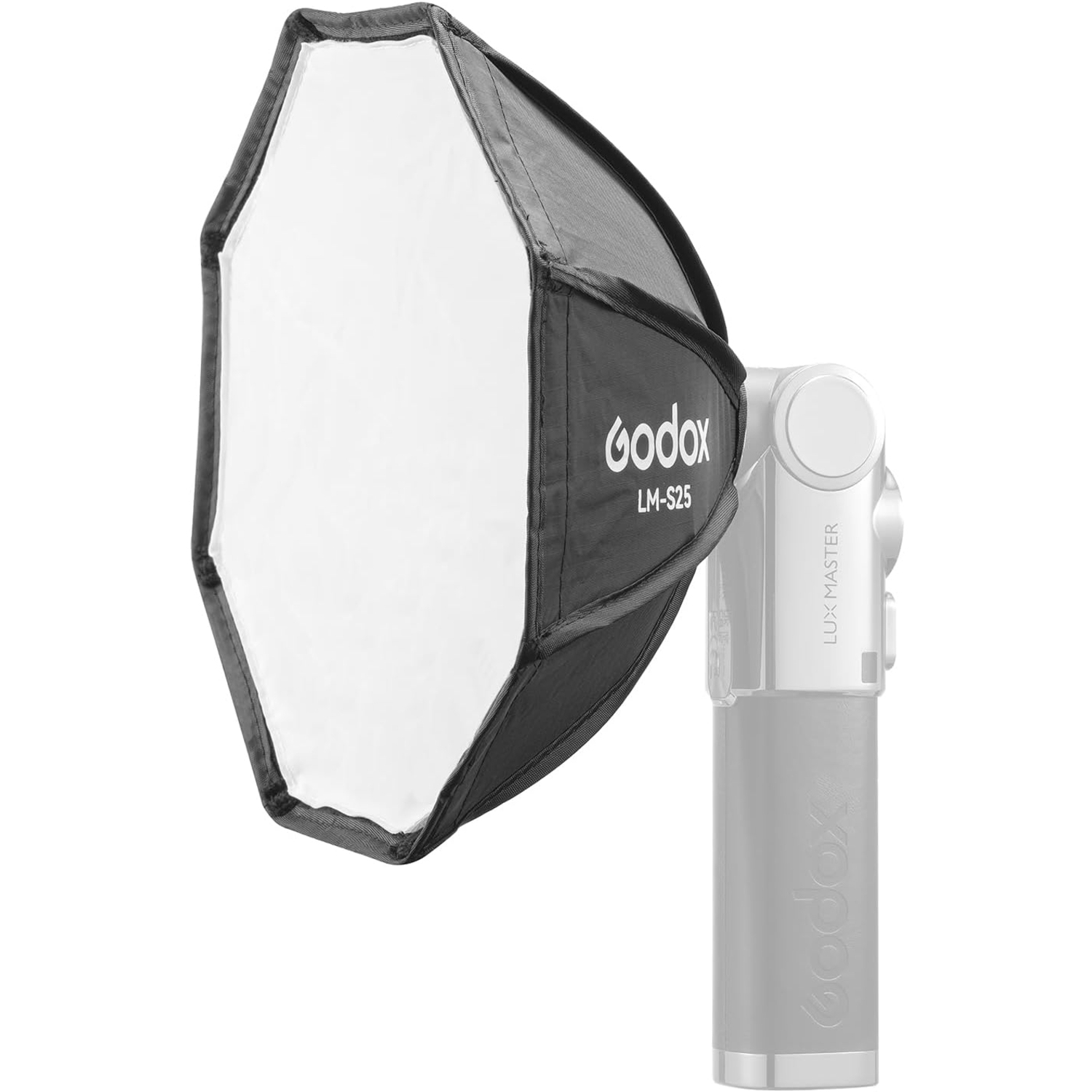 Godox LM-S25 achteckige Mini-Softbox für Lux Master Retro Camera Flash Black