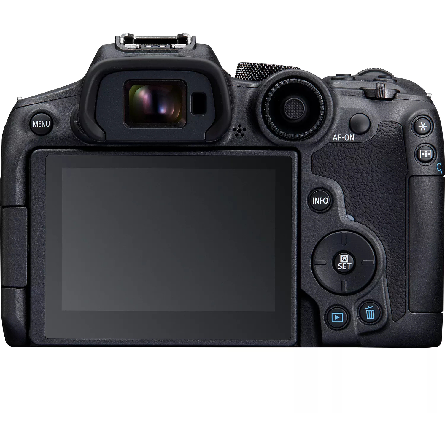 Canon EOS R7 mit Akku LP-E6P und Mathorn Dual-Akkuladegerät MBC-D200