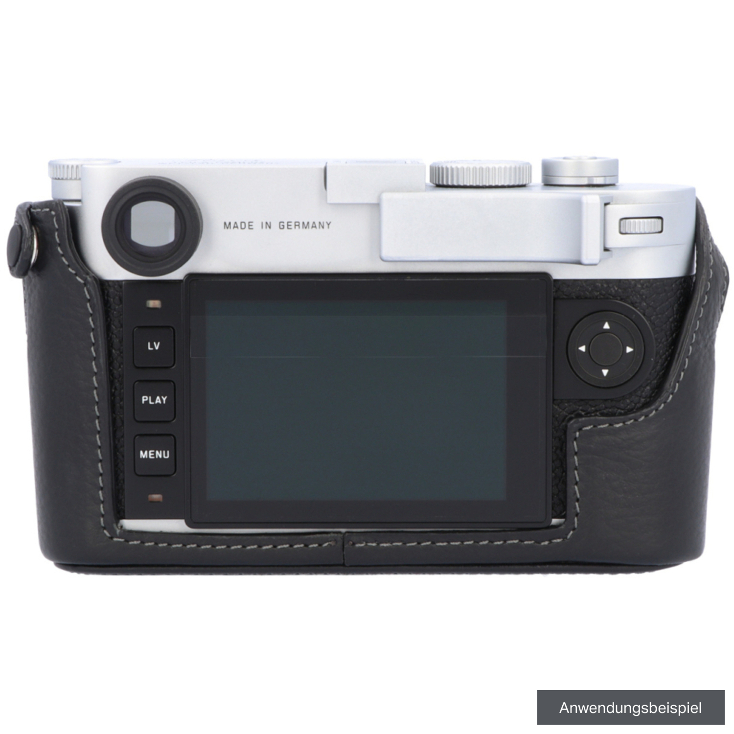 Artisan&Artist Lederhalbtasche LMB-M11 BLK schwarz für Leica M10/M11