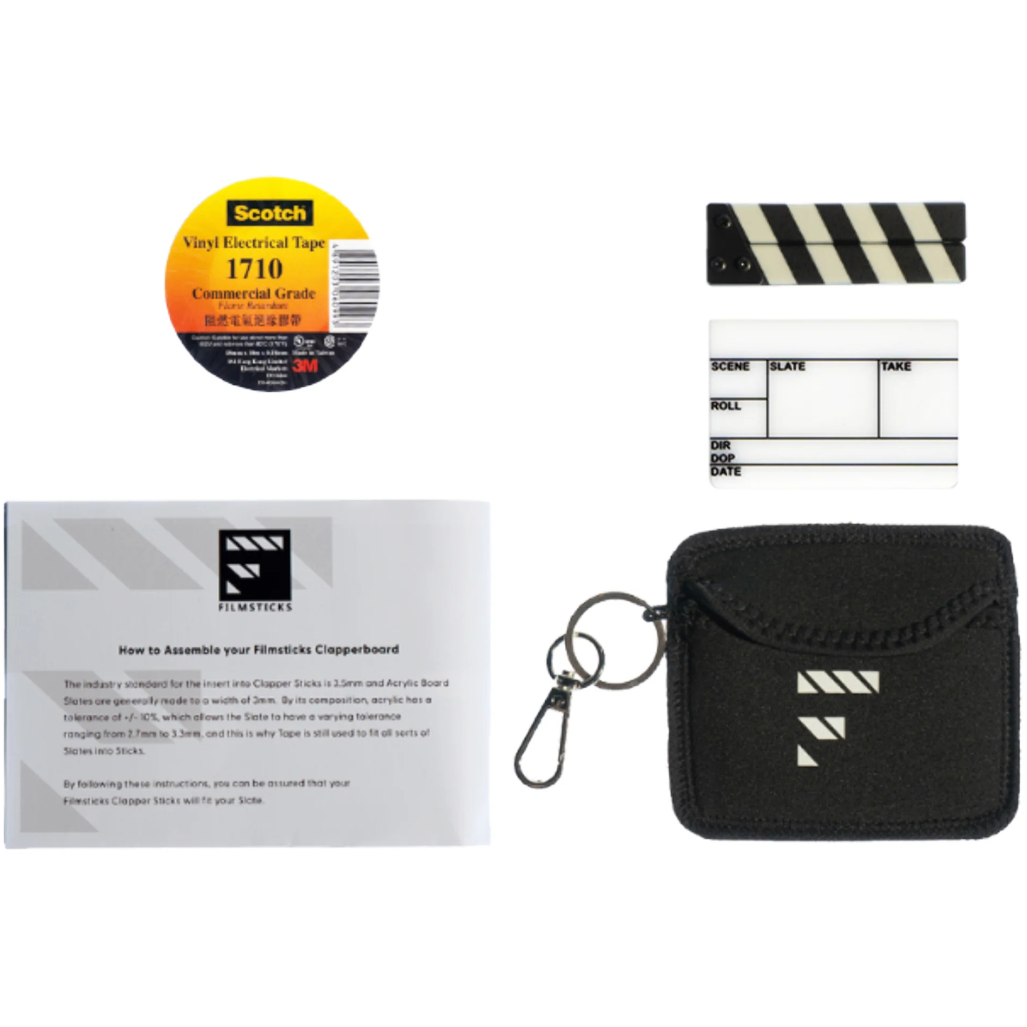 Filmsticks ClapperBoard Premium Kit, Nano (EU/UK-Layout)