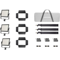 Godox Litemons LP400Bi Zweifarbiges LED-Lichtpanel 3er Kit schwarz