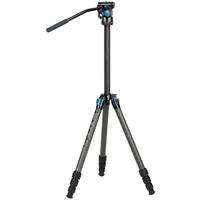 SIRUI ST-124 Superb Travel Dreibeinstativ Carbon 166cm mit Videokopf VA-5