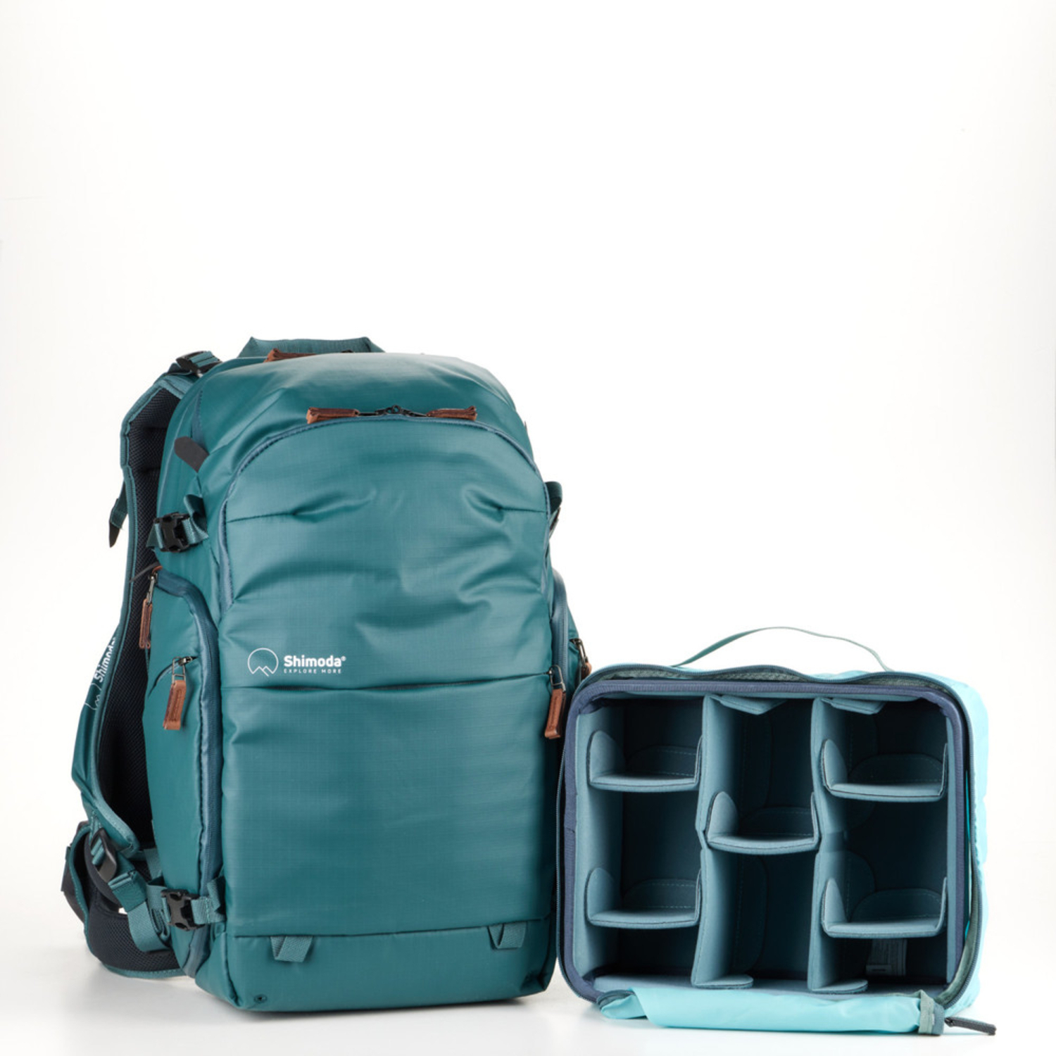 Shimoda Explore v2 25 Women's Starter Kit mit kleiner Mirrorless Core Unit Teal