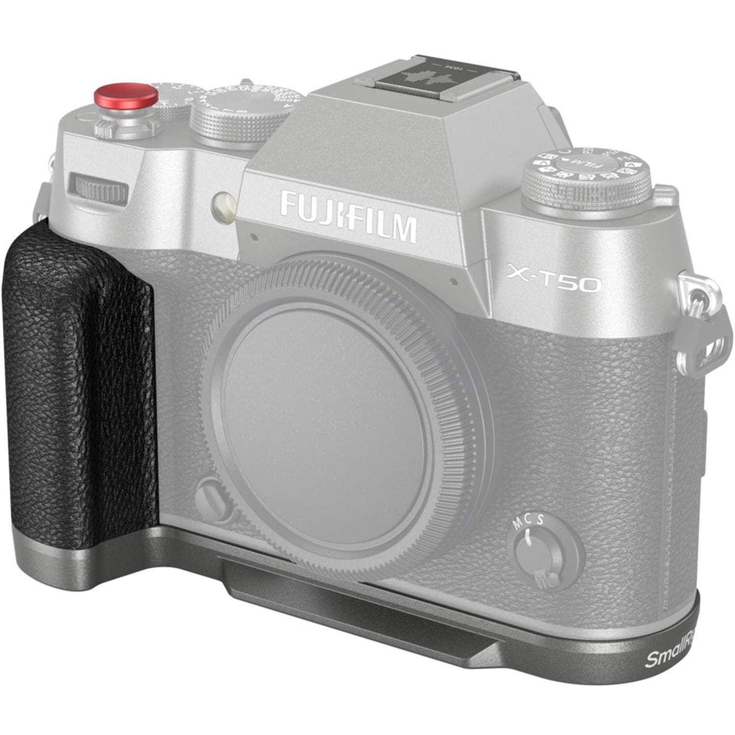 SmallRig Silicone L-Shape Handle 4712 charcoal silver für Fujifilm X-T50