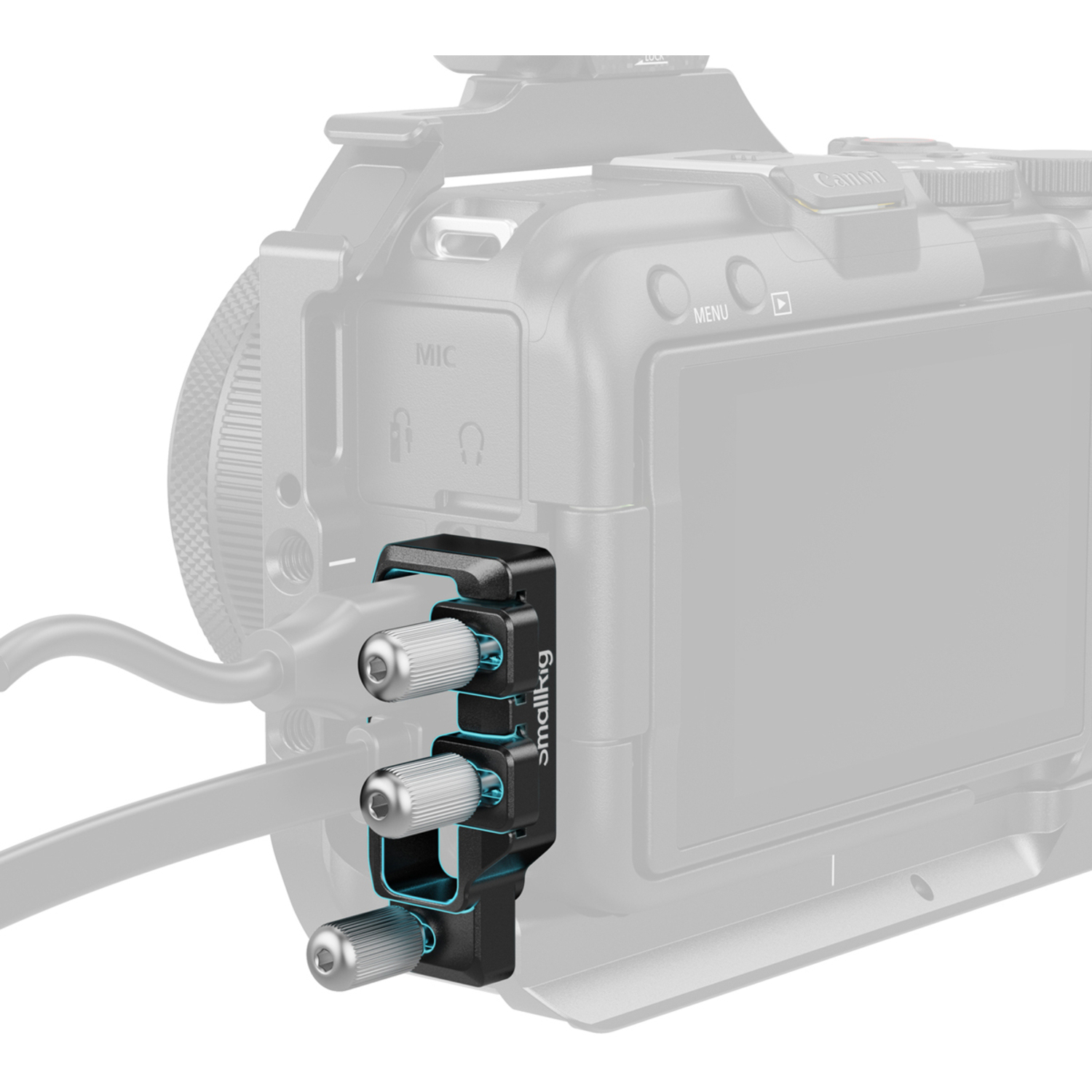 SmallRig HDMI- & USB-C-Kabelklemme 5534 für Canon EOS R50 V Cage