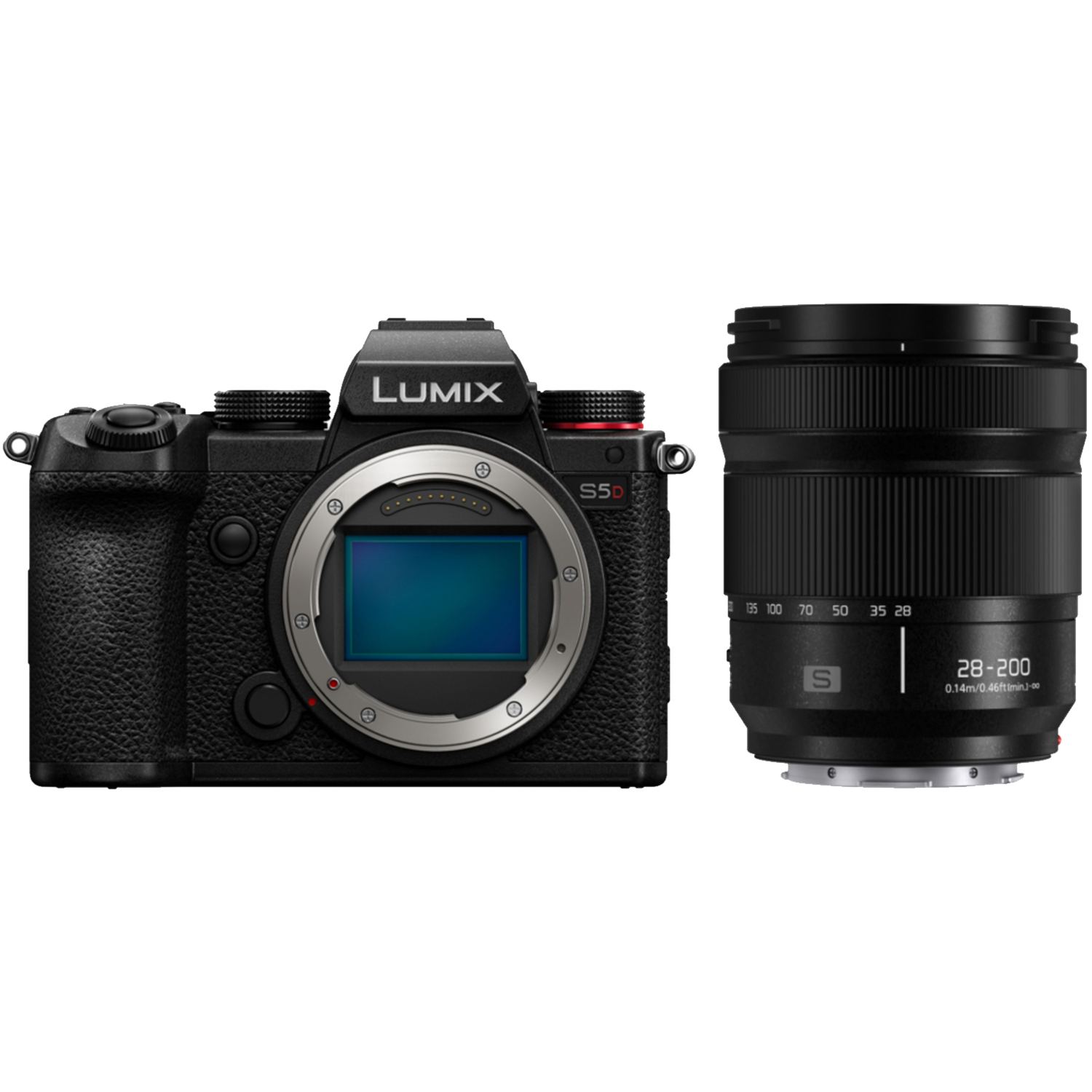 Panasonic LUMIX DC-S5D mit LUMIX S 28-200mm F4-7.1 Makro OIS neuwertiger Rückläufer