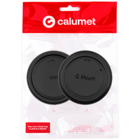 Calumet Objektiv- und Gehäusekappen-Set für Fujifilm G-Mount