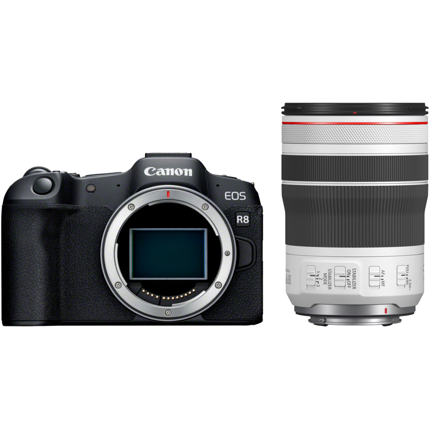 Canon EOS R8 mit RF 70-200mm F4L IS USM