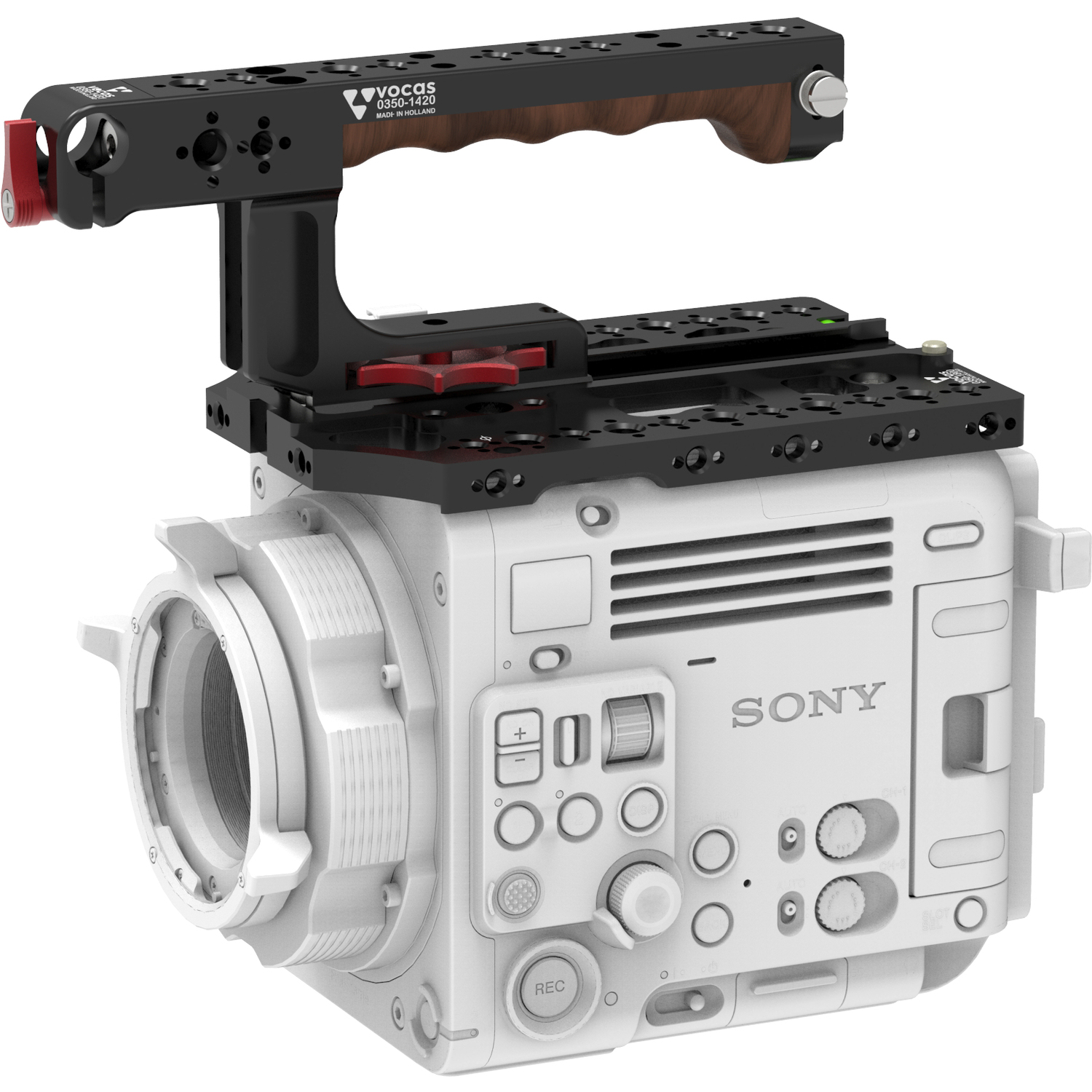 Vocas Schiebe-Top Handle-Kit für Sony Burano