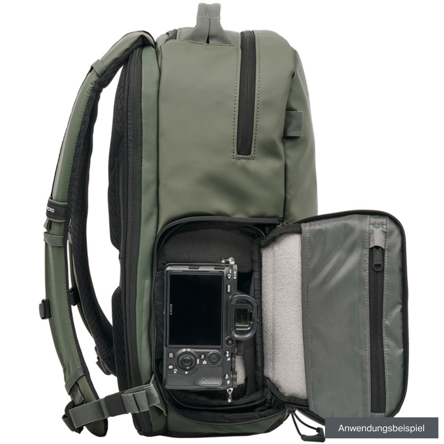 WANDRD Rucksack PRVKE 21 Zip Photo Bundle Wasatch Green
