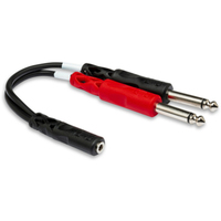 Hosa YMP-434 Stereo-Adapterkabel mini TRSF auf 2x TSF