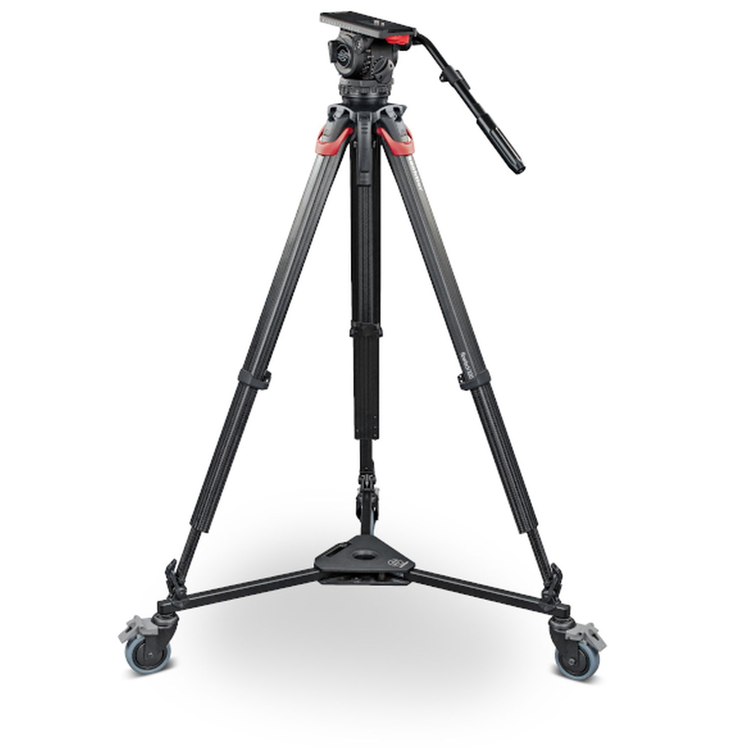 Sachtler SAC1811FTMS System Video 18 Kohlefaser mit Stativkopf, flowtech® Stativ, Mittelspinne und Tasche