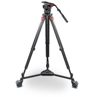 Sachtler SAC1811FTMS System Video 18 Kohlefaser mit Stativkopf, flowtech® Stativ, Mittelspinne und Tasche