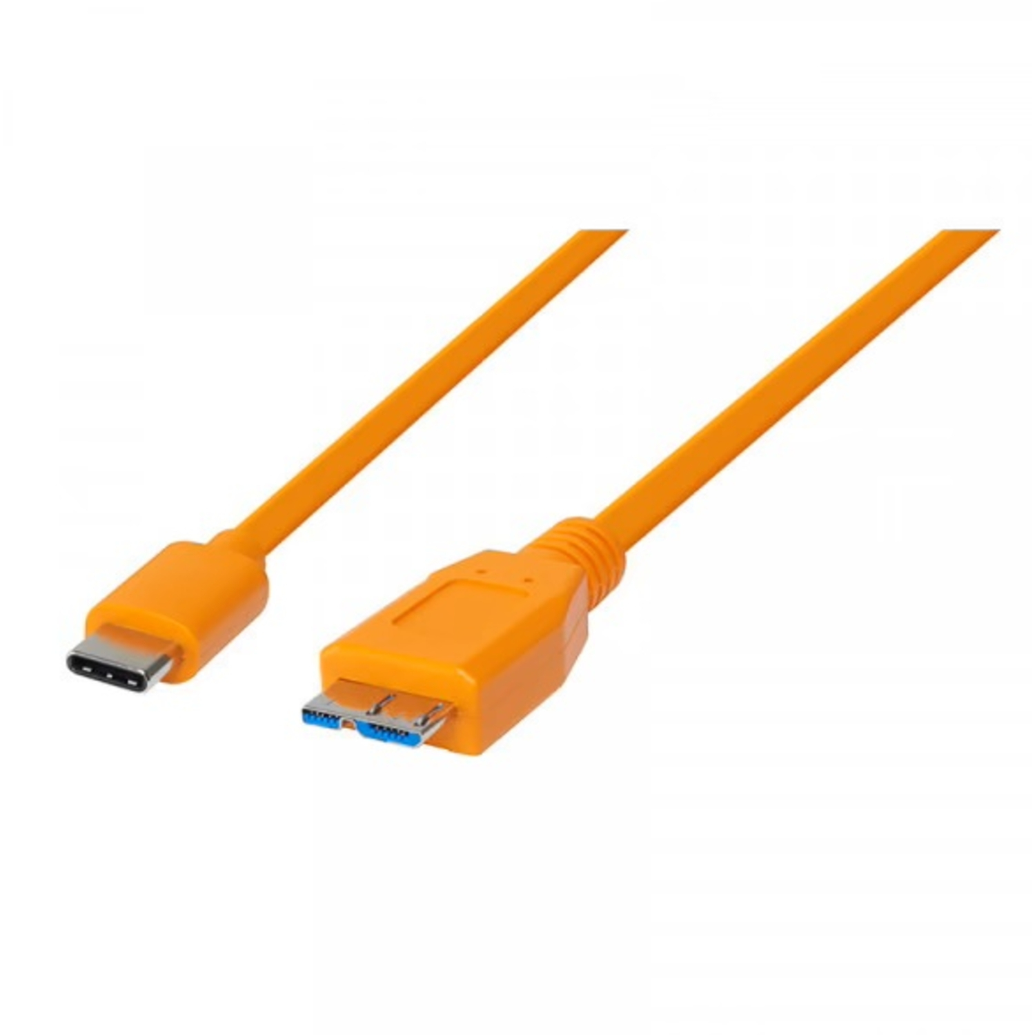 Tether Tools 2 Ersatzkabel USB-C an USB 2.0 Mini-B 8-pin 22cm orange
