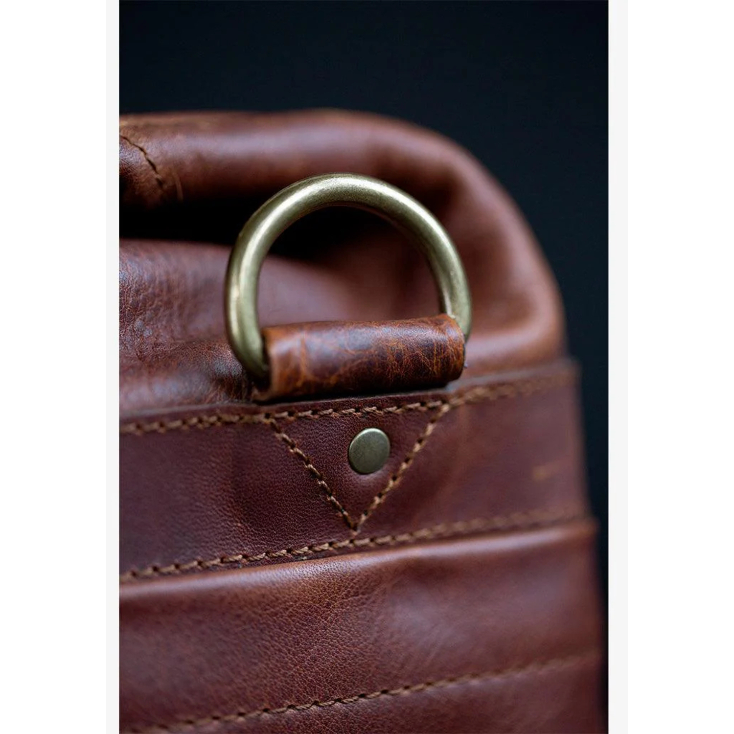 Bronkey Roma Leder Camera Bag Cognac