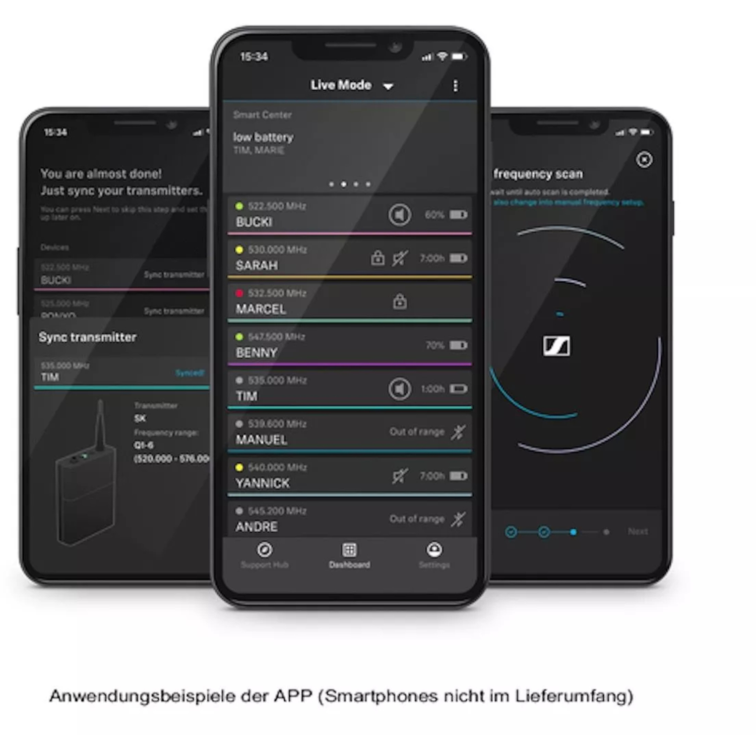 Sennheiser EW-D ME2  R1-6 All in One Lavalier Set