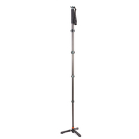 3 legged thing Legends Alana Einbeinstativ mit Docz-Fußstabilisator Metallic Slate Grey