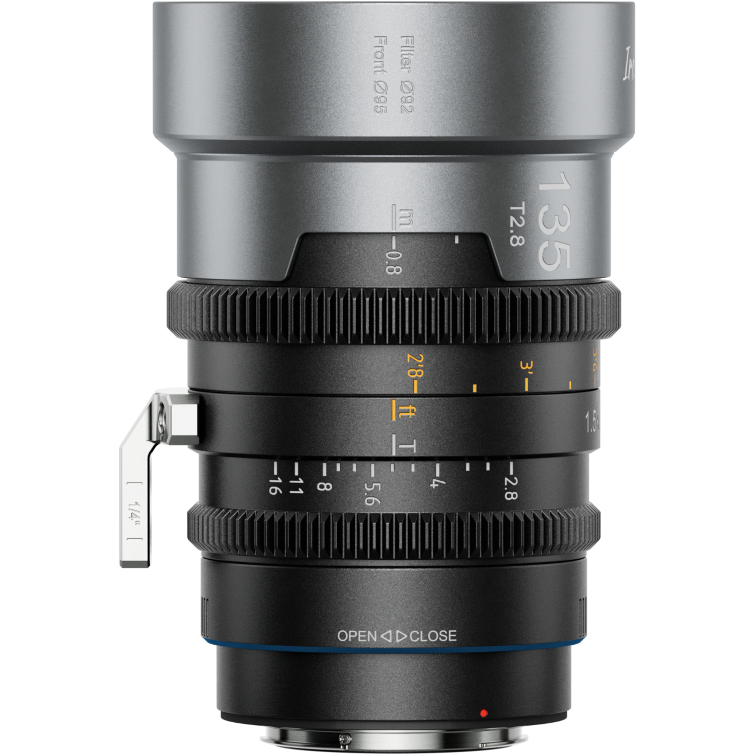 Sirui IronStar 135mm T2.8 1.5x FF anamorphotisch Blue Flare für PL-Mount