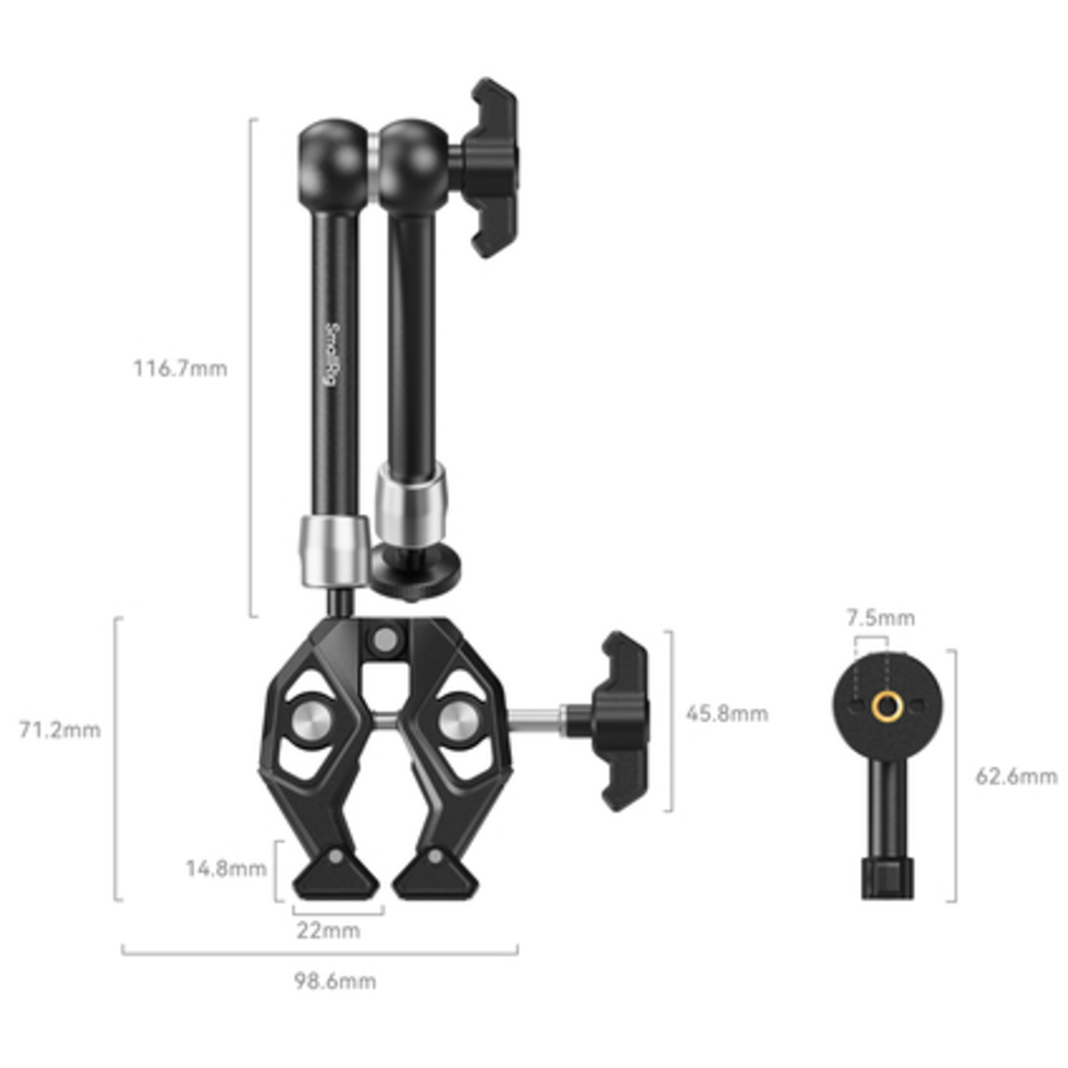 SmallRig Crap Clamp mit Magic Arm 4454