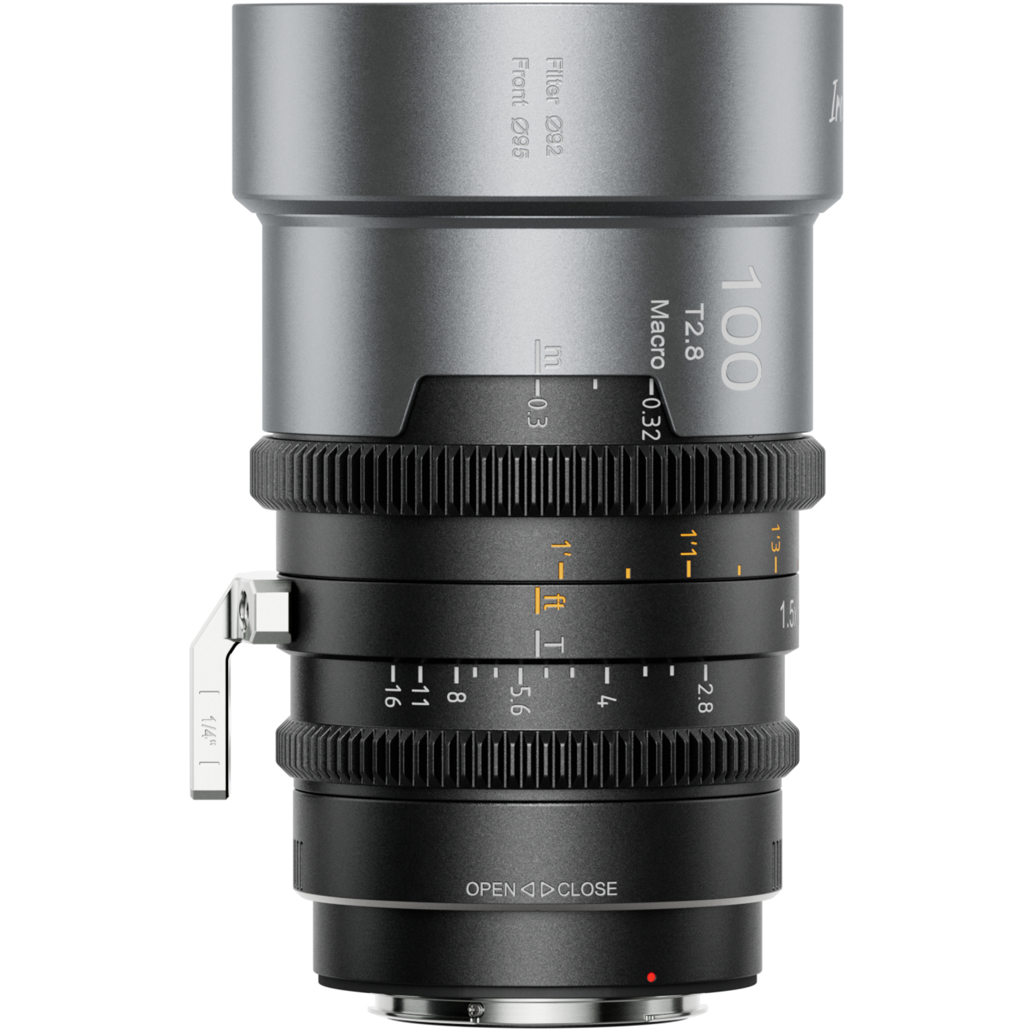 Sirui IronStar 100mm T2.8 1.5x FF anamorphotisch Neutral Flare für PL-Mount