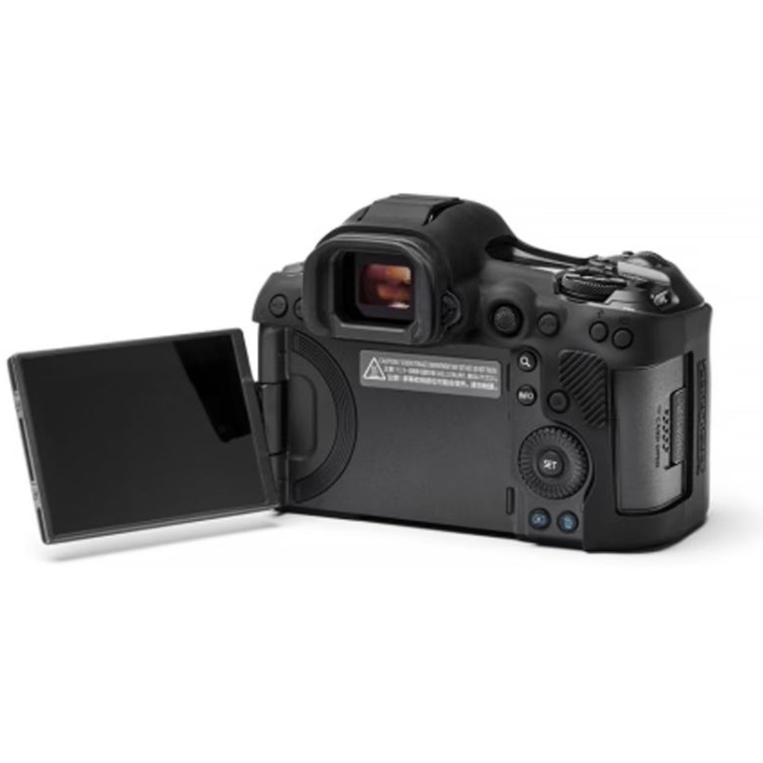 easyCover Silikon-Schutzhülle für Canon R5 II Schwarz