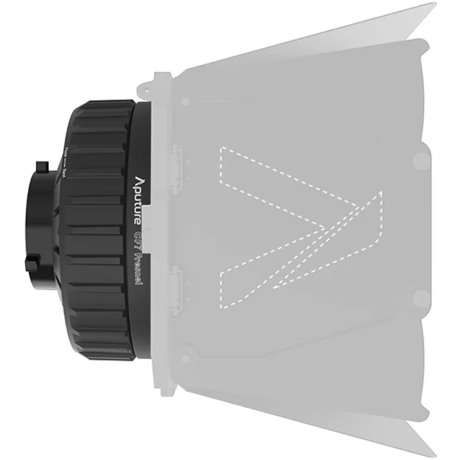 Aputure Fresnel und Barn Doors Kit CF7 für Strom 400x