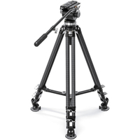 Leofoto Carbon-Dreibeinstativ LVC-253C mit Videoneiger BV-20