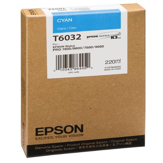 Epson Tintenpatrone für Stylus Pro 7800/9800 cyan