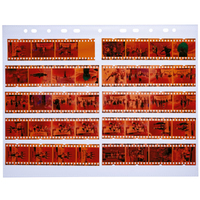 Herma Negativhüllen für 10 x 4 Streifen, transparent, 25 Hüllen