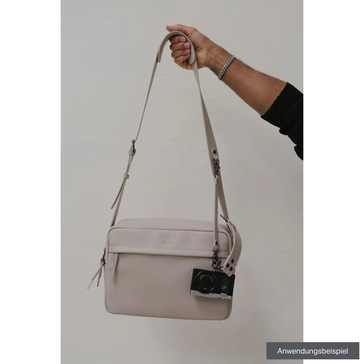 LOULEX x MALEY Umhängetasche XL-Organizer Bag 12,1L beige