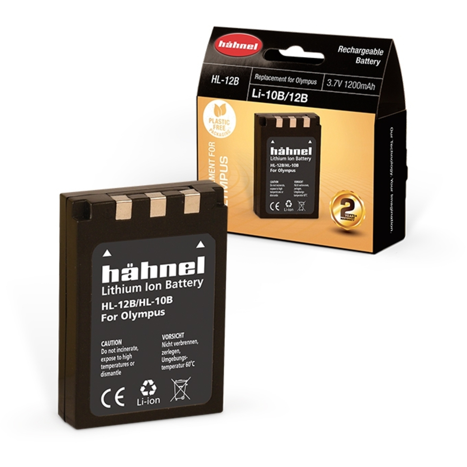 Hähnel Akku HL-12B für Olympus Digitalkameras