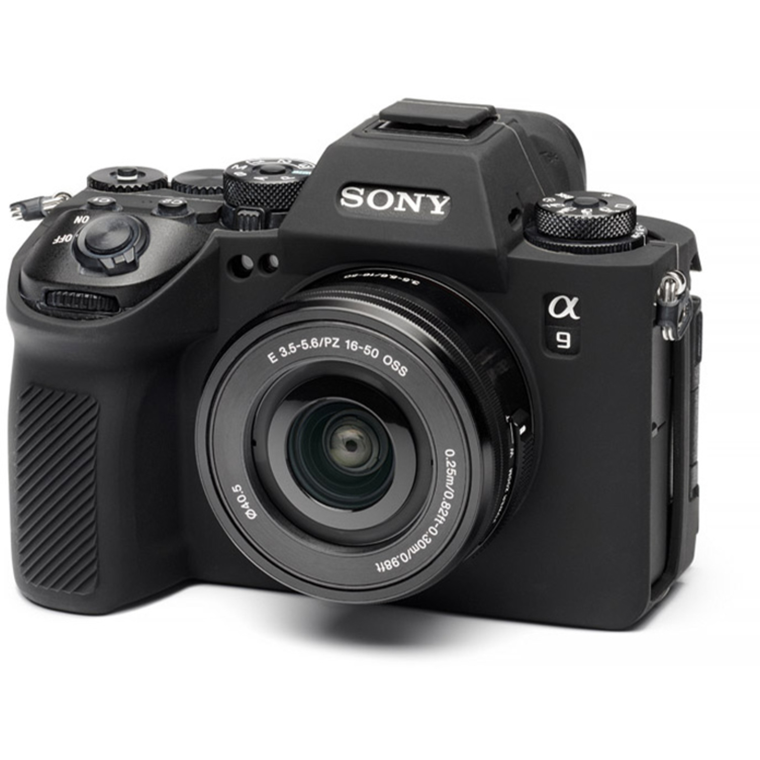 easyCover Silikon-Schutzhülle für Sony A9 III Schwarz