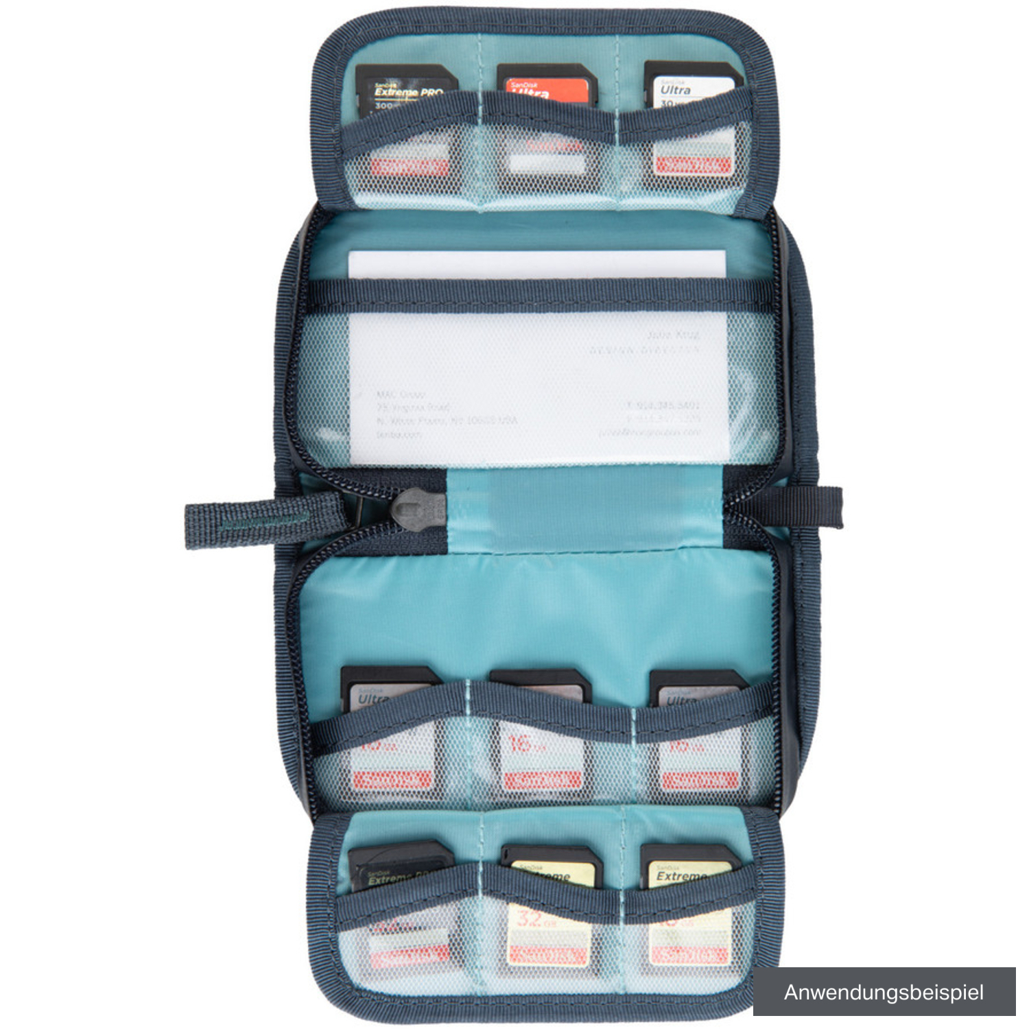 Shimoda Speicherkartenetui Parisian Nights für SD-Karten