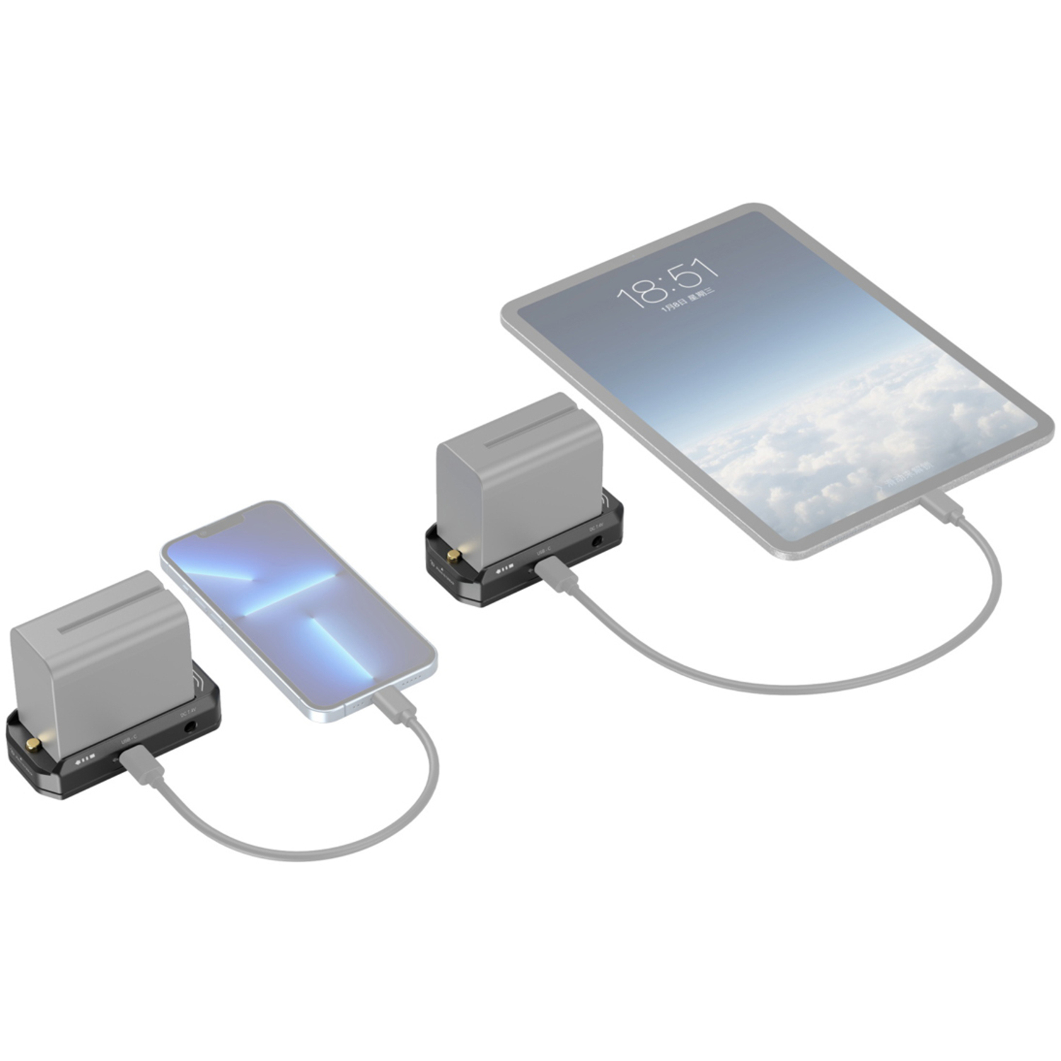 SmallRig Adapterplatte Advanced Edition 3168B für NP-F-Akkus