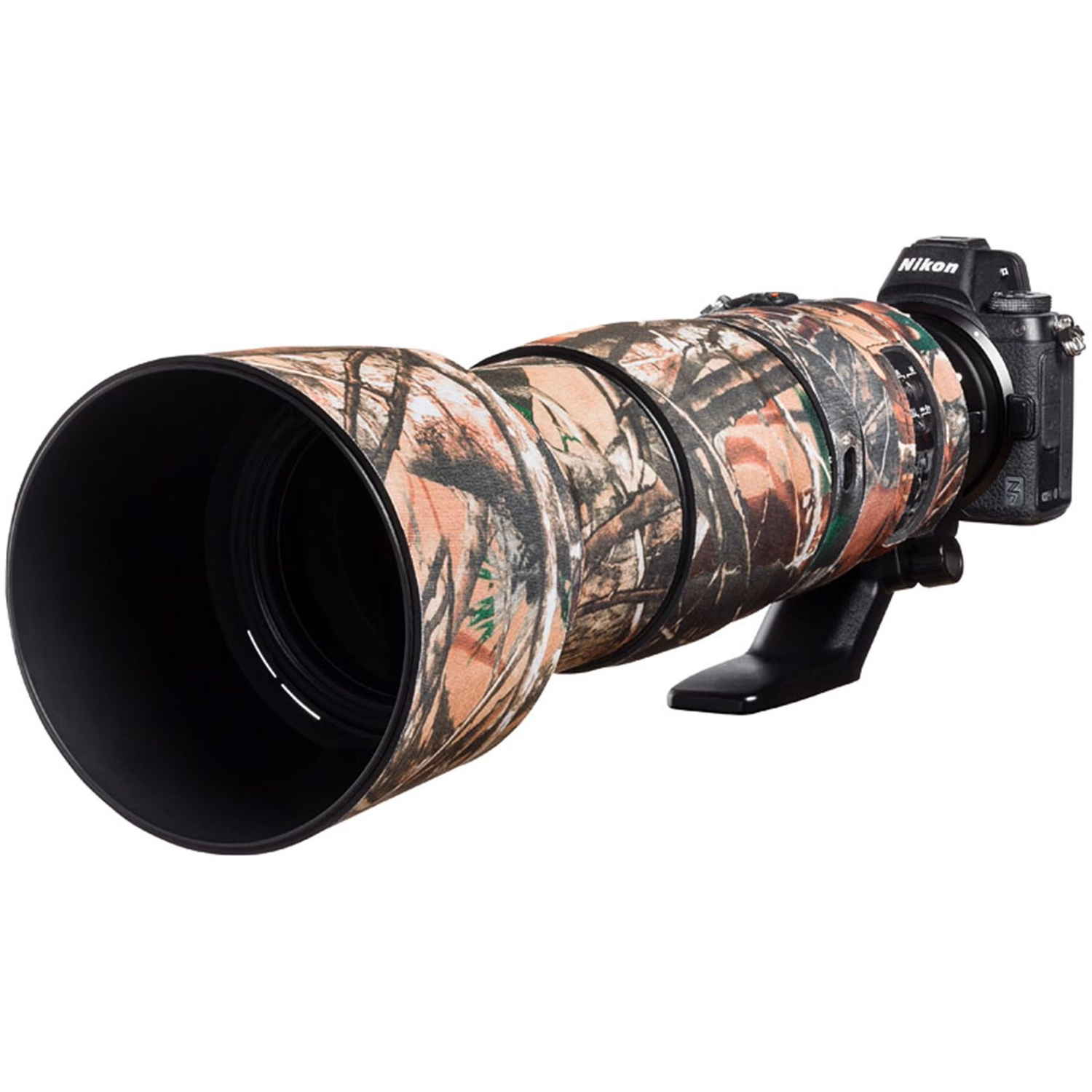 easyCover Lens Oak Objektivschutz für Nikon 200-500mm f/5.6 VR Wald Camouflage