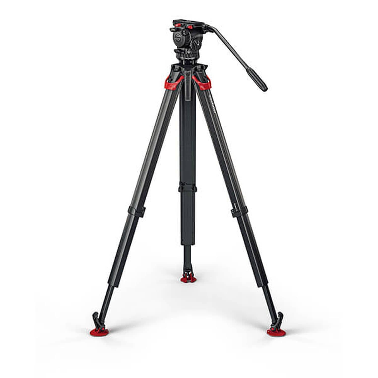 Sachtler SAC2064SFTMS System aktiv6 Sideload mit flowtech75 aktiv-Stativ, Mittelspinne, Tragegriff und Tasche neuwertiger Rückläufer
