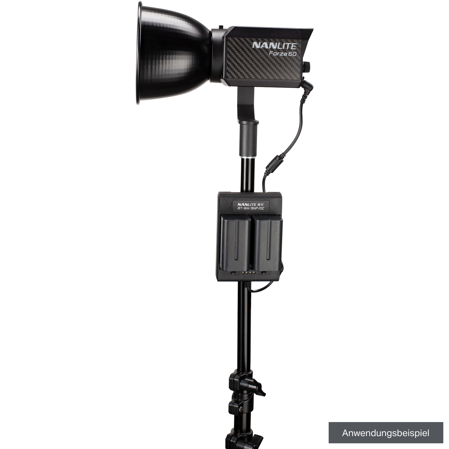 Nanlite Akku-Halterung BT-BA-SNP/DC