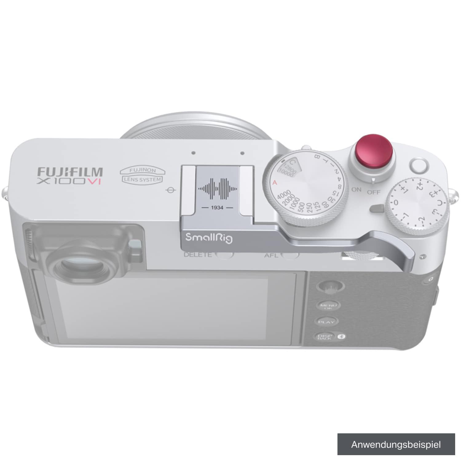 SmallRig 4566 Daumen-Griff für Fujifilm X100VI/X100V, silber