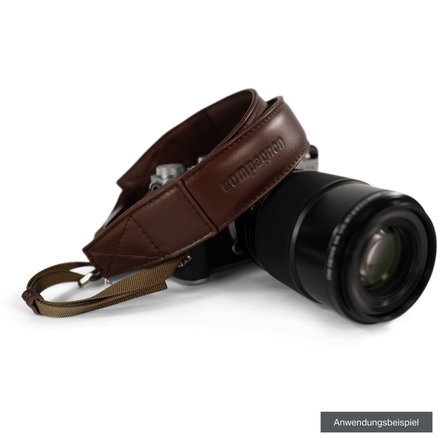compagnon Kameragurt the bold strap dunkelbraun