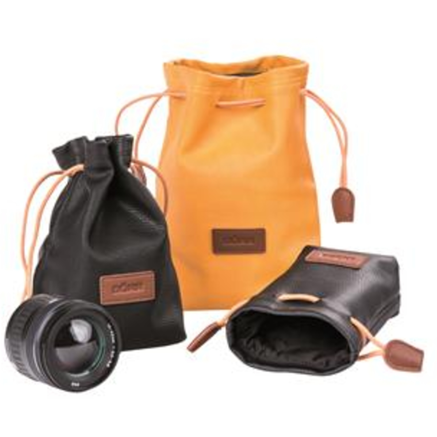 Dörr Objektivbeutel Skin XL Ockergelb