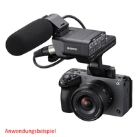 Sony FX30 mit XLR Handgriff und E PZ 18-105mm F4 G OSS