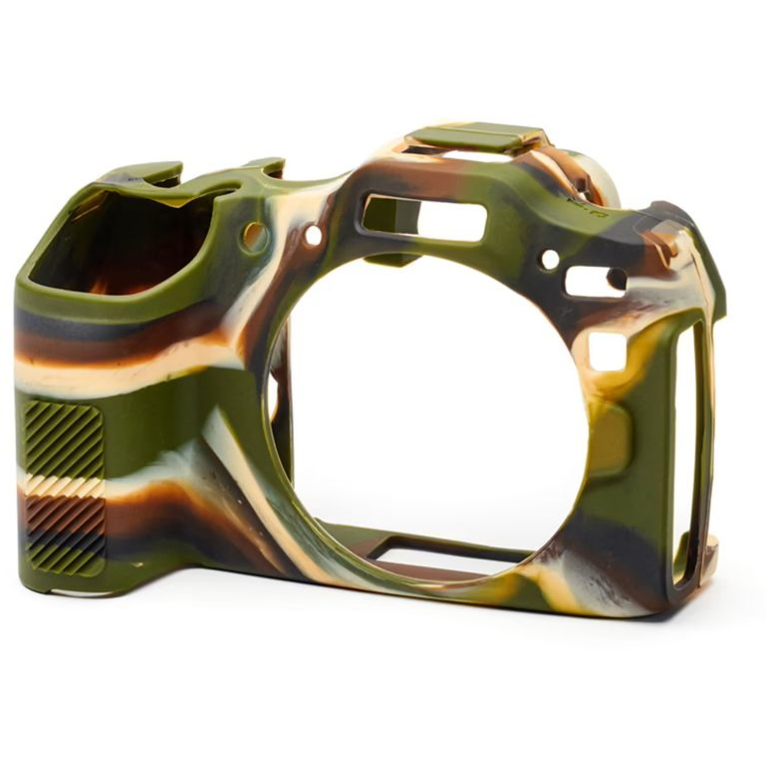 easyCover Silikon-Schutzhülle für Canon R8 Camouflage